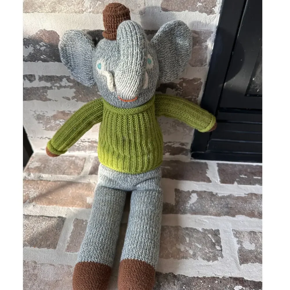 Blabla Regular Hercule the Elephant Cotton Knit Animal